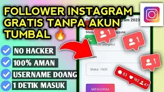 SUKSES 🔥 CARA TAMBAH FOLLOWER INSTAGRAM GRATIS TANPA LOGIN DAN AKUN TUMBAL | TER UPDATE 2023