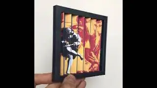 Guns N' Roses Use Your Illusion 1+2 Cover Optical Illusion Papercraft
