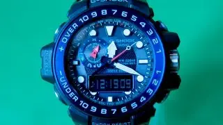 G-SHOCK GULFMASTER GWN-1000B-1B | Review and setup (in Russian) | Buy with a discount