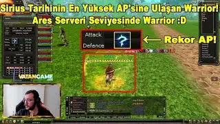 Sirius Tarihinin En Yüksek AP'sine Ulaşan Warrior! Rekor AP! | Knight Online