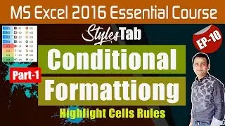 MS Excel 2016 Essential Course: Conditional Formatting in Excel Bangla Tutorial_Part-10