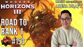 To Affinity And Beyond!| Mythic 153 | Road To Rank 1 | Modern Horizons 3 Draft | MTG Arena