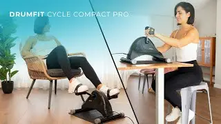 Mini exercise bike DrumFit Cycle Compact Pro Bike