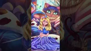 #shorts #speedpaint #procreate #кисти #арт #алисавстранечудес #aliceinwonderland
