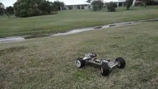 MONSTER III second run with new HOME MADE RC CAR