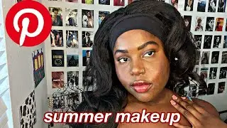 Pinterest Inspired Summer Makeup Look