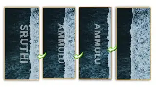 👌Insta trending🔥water flowing name art video editing|trending Name Art video editing in alightmotion