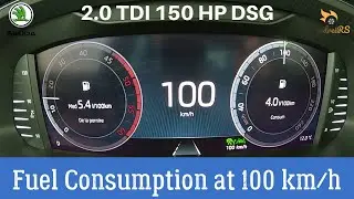 2020 Skoda Octavia 2.0 TDI 150 HP DSG Fuel Consumption Test