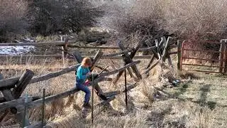 a girls first rabbit hunt