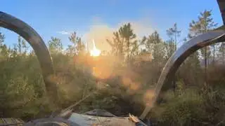 360 Interactive 4K Video: Wildland Fire Dozer Operator: Zeke Smith Rd Wildfire