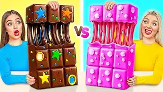 Bubble Gum vs Chocolate Food Challenge | Funny Food Situations by Choco DO