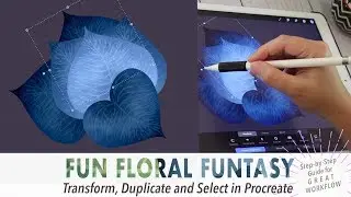 Transform, Duplicate and Select Tool | Procreate Mini Tutorial
