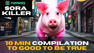 Runway Gen-3 Alpha Takes the Lead! Groundbreaking AI Video 10-minute compilation!