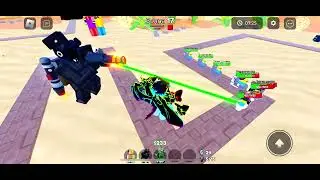 Roblox тест юнита астро пулеметньй оператор в симуляторе Toilet tower defence