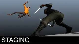 Staging for dynamic pose