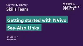 15   See Also Links [NVivo Release 1]