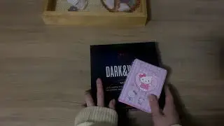 [CC] ღ bts' 'dark&wild' unboxing | asmr, no talk & with music