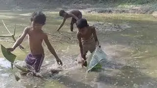 Pond Clean . Little Boy* . Without Dress . Funny video . 