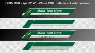 Corporate Clean Lower Thirds