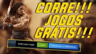 CORRE!!! JOGOS GRÁTIS na STEAM e ÉPIC GAMES, COD e CONAN e MUITAS PROMOÇÕES NA STEAM!!!