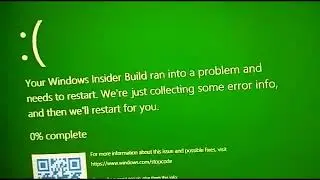 My Main System Windows 11 was GSOD (Green Screen of Death) by powershell wininit.exe!