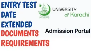 ENTRY TEST DATE EXTENDED