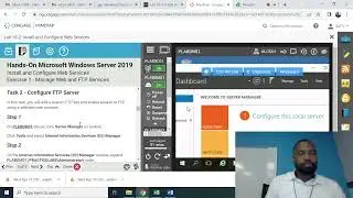 CIS 221 Lab 10 Part 2: Install & Configure Web Services on Window 2019 Server