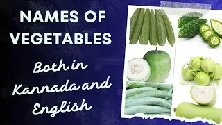 Vegetable names in Kannada and English/ Vocabulary
