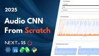 Train a Convolutional Neural Network from Scratch: PyTorch, Next.js, React, Tailwind, Python (2025)