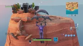 Visit A Giant Face In The Desert, The Jungle, And The Snow - Fortnite
