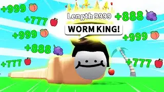 BIGGEST WORM IN ROBLOX WORMFACE