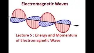 Electromagnetic Waves - Lecture 5 : Energy and Momentum of Electromagnetic Wave