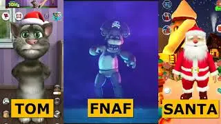 FNAF vs TOM vs SANTA Who is Best Talking Echo #fnaf