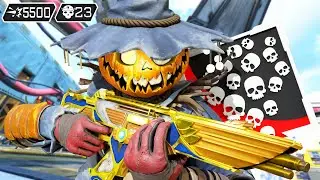 SUPER BLOODHOUND 23 KILLS & 5500 DAMAGE IN AMAZING GAME (Apex Legends Gameplay)