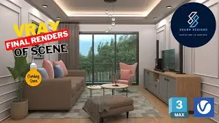Final Renders of Interior scene in Vray 5 |Interior Scene - 01 | #vray #3d #interiordesign