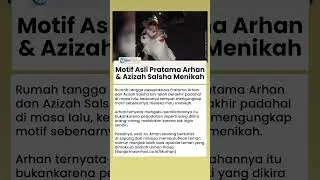 Sempat Dikira Dijodohkan, Motif Asli Pratama Arhan dan Azizah Salsha Menikah Muda Terkuak