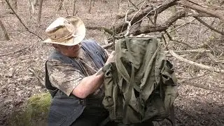 Schweden Kraxe mit großen Ösi BH Rucksack