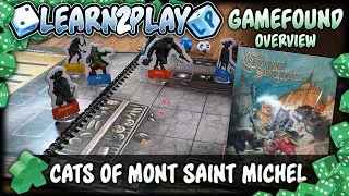 Learn to Play Presents: Cats of Mont Saint Michel Gamefound overview