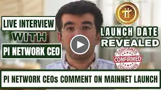New Update 🔥: Pi Network CEO's Comment on Mainnet Launch |Live Hope for Pioneers to Monetize