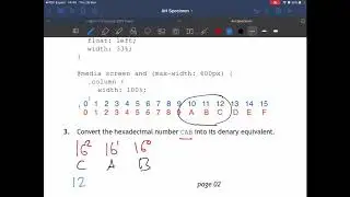 How To Convert Hexadecimal To Denary In 3 Minutes (Advanced Higher Computing)
