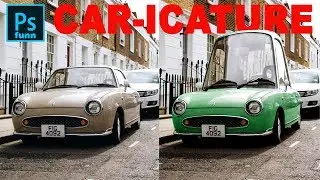 Photoshop Tutorial: Car caricature  