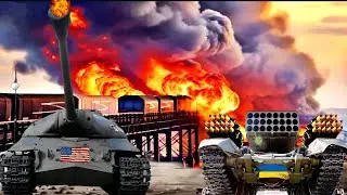 1 SECOND NEW HAPPENED! BILLION TONES of Russian Ammunition EXPLODES at the Crimean Bridge