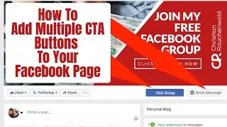 How To Add Multiple Button On Facebook Page - Facebook Marketing
