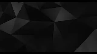 3d Black Abstract Geometric Polygon Motion Background Loop 1 Hour