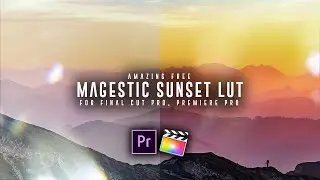 Majestic Sunset LUT for your Videos for FREE (Premiere Pro, Final Cut Pro X, Da Vinci etc.)