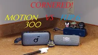 Cornered! 📐 Soundcore Motion 300 vs JBL Flip 6 - Bluetooth Speaker Battle ⚔️ Custom EQ, Weigh In ⚖️