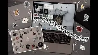 MacBook Air M4 13″ Starlight Unboxing 𝜗𝜚 | Aesthetic Setup, Accessories & Custom Icons Tutorial ☆