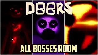 All BOSS Room | DOORS Floor 2 (Fanmade Game)