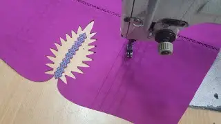 Beautiful Cutwork Leave Shape Trouser Bottom Design Cutting and Stitching