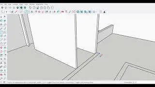 How to convert a 2d drawing into 3d in Sketchup# How to design a ground floor in Sketchup by@SPR_Arc